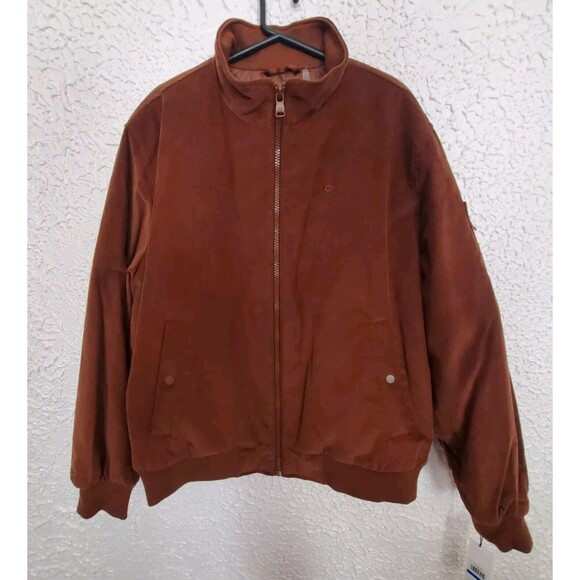 Calvin Klein Corduroy Bomber Jacket Size XL - Picture 1 of 14